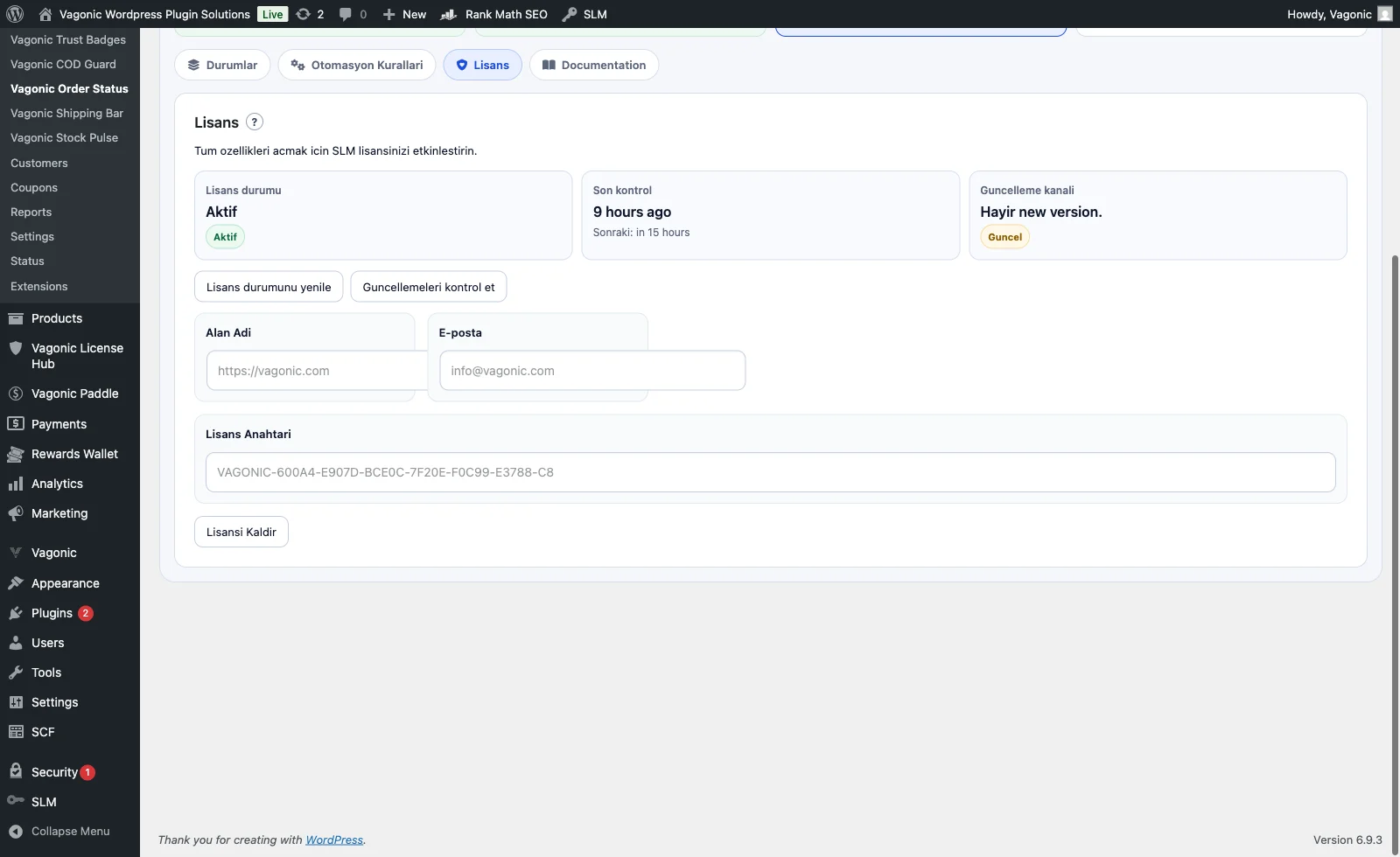 Integrations and Final Checks