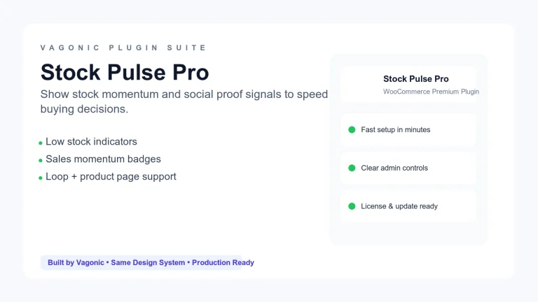 Vagonic Stock Pulse Pro