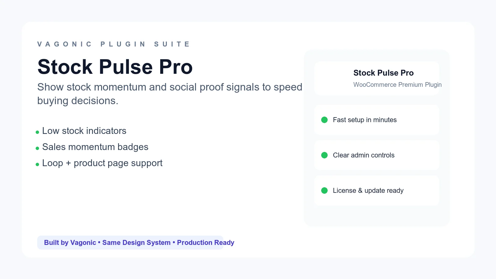 Vagonic Stock Pulse Pro